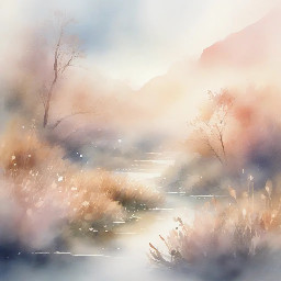 a watercolor art style painting theme based on: . a beautiful, delicate, creative, soft image
